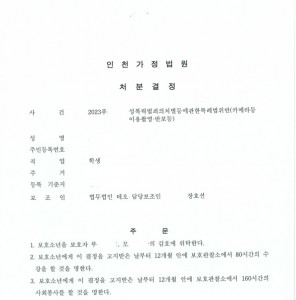 성폭력범죄(카메라등이용촬영등) - 비교사례